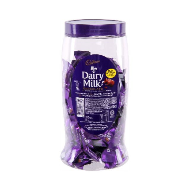 [CADBURY NEAP JAR] Cadbury Dairy Milk Chocolate Botol 100pcs Shopee