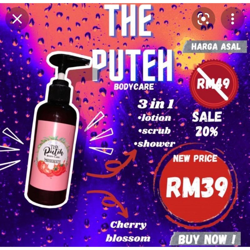 The Puteh viral extra whitening +++ kesan seawal 7 hari! Shopee Malaysia