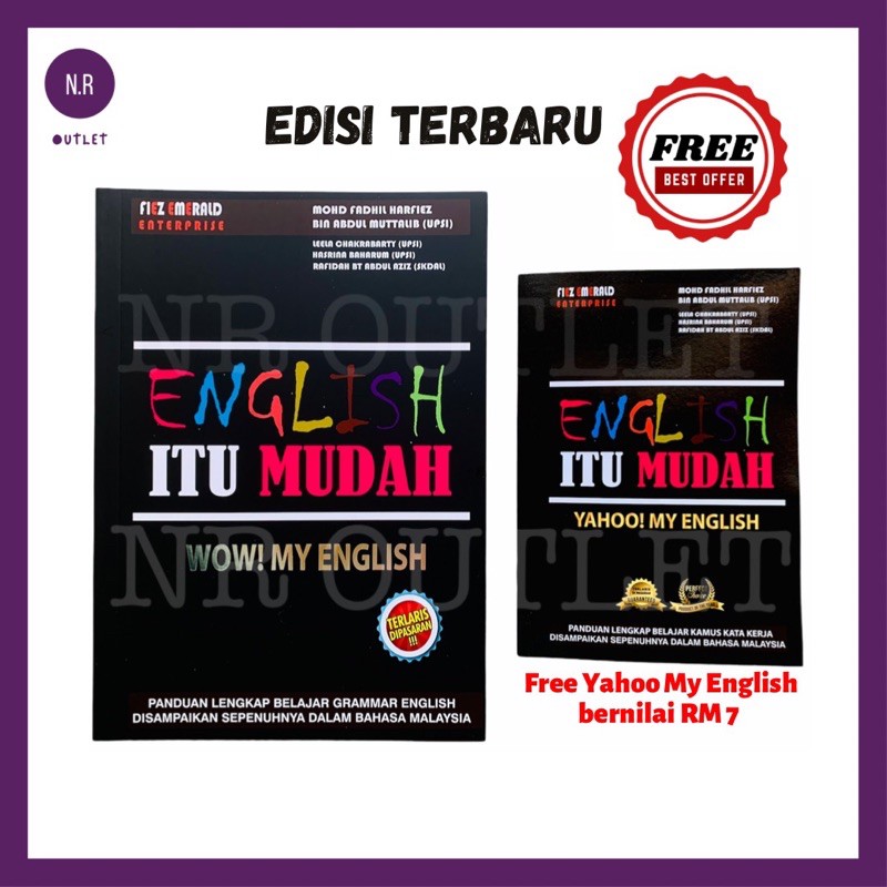 English Itu Mudah Book Grammar (Free Kamus Mini Terhad ...