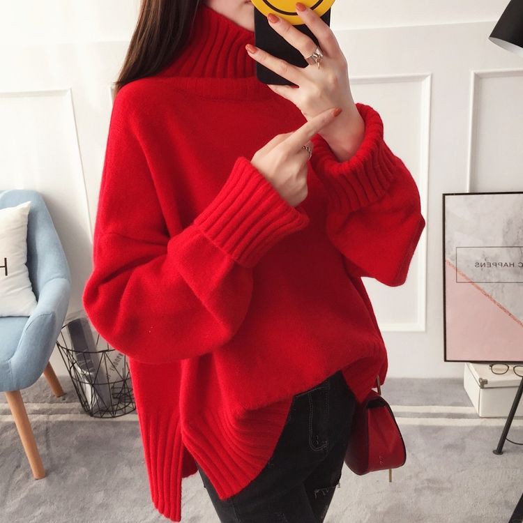 red sweater