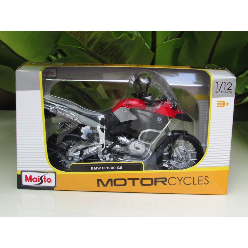 Diecast 1:12 Maisto Motorbike Motorcycle Collect Model Toy Kids Gift R1200GS 