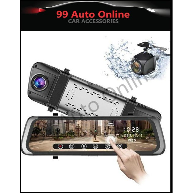 9.66 Inch Screen Starlight Night Vision Dash Cam | Shopee Malaysia