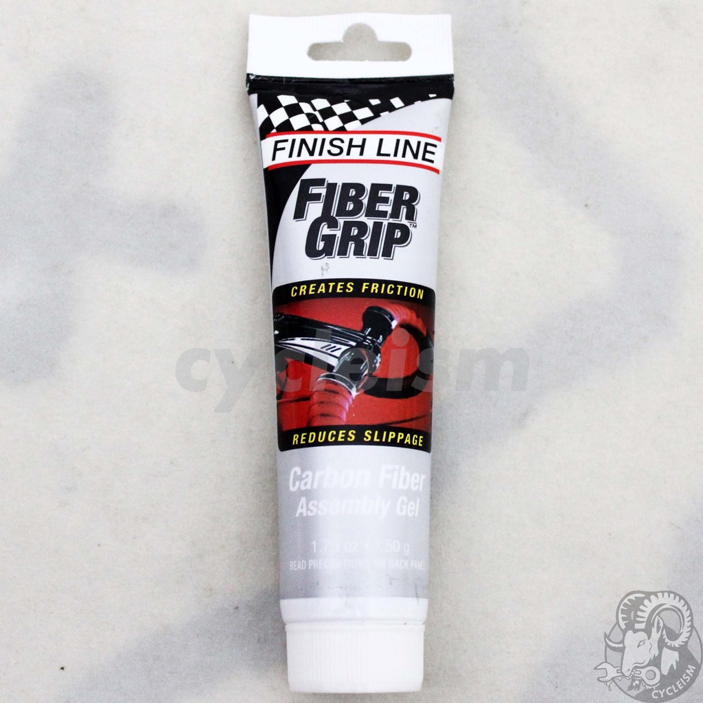Finish Line Fiber Grip Bicycle Carbon Fiber Assembly Gel 50g Tube