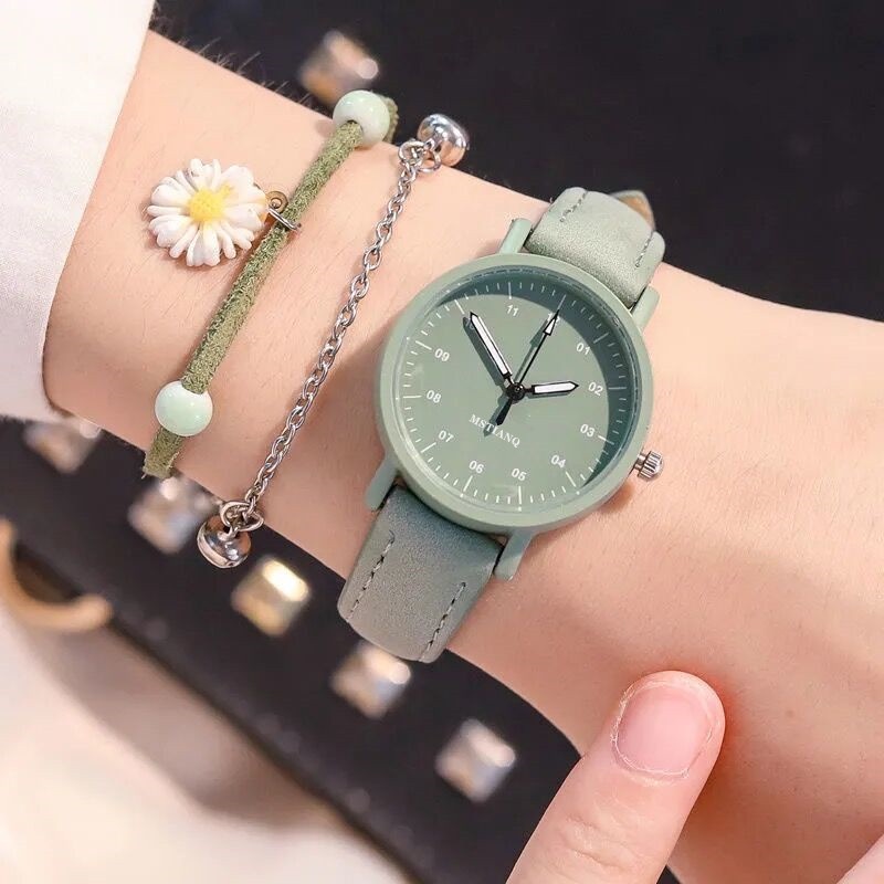Retro Women Watch Casual Ladies Girl Student Watch Girlfriend Gifts / Jam Tangan Wanita Perempuan