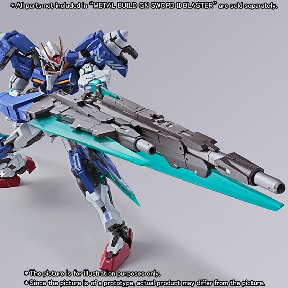 Bandai Metal Build 00 Gundam Seven Sword Gn Sword Ii Blaster Full Set Shopee Malaysia