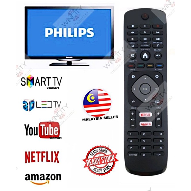 Wss Philips Replacement Huayu Nano Tech Universal Smart Tv Remote 2020 versio17