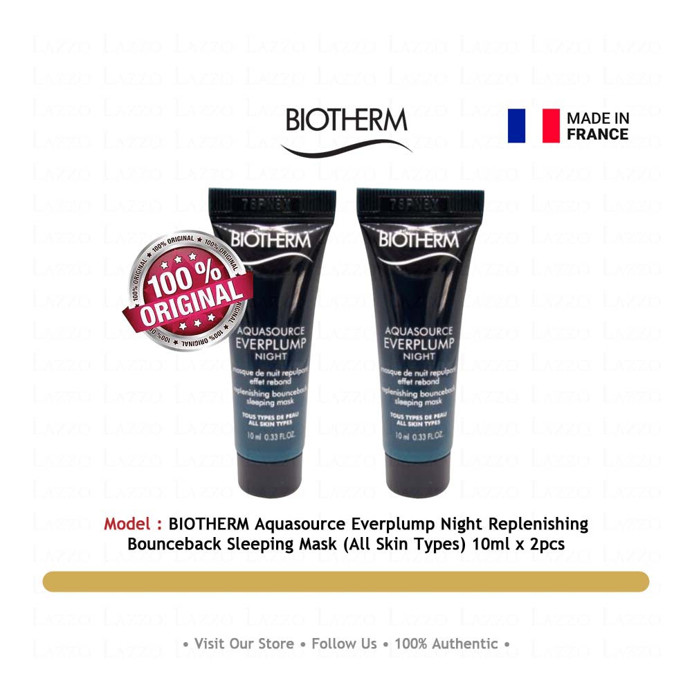 BIOTHERM Aquasource Everplump Night Replenishing Bounceback Sleeping ...