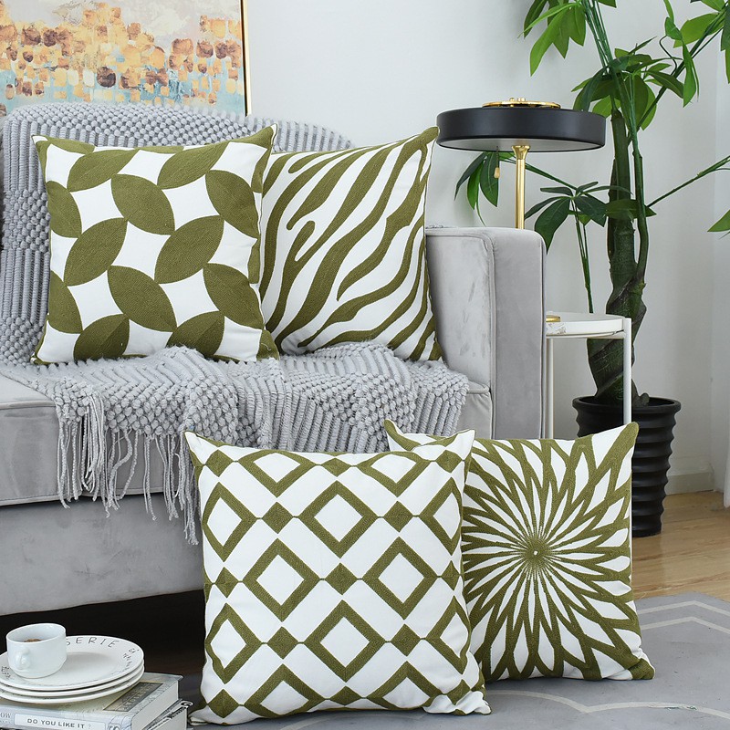 18'' Classical Printing Cotton Linen Pillow case Cushion Cover Throw Sofa