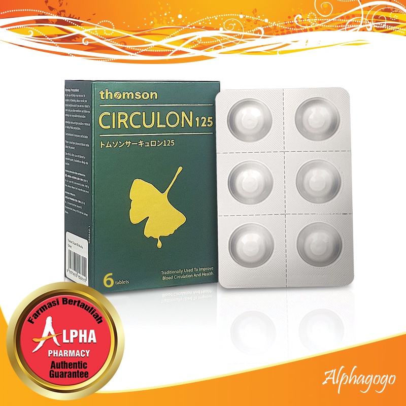 Thomson Circulon 125mg (6 Tablets/30 Tablets) Shopee Malaysia