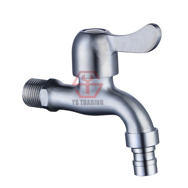 Premium 304 Stainless Steel Washing Machine Water Tap 15mm[1/2inch