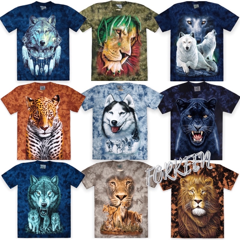 OVP OVERSIZED TIEDYE ROCK NATURE T-SHIRT 100% COTTON