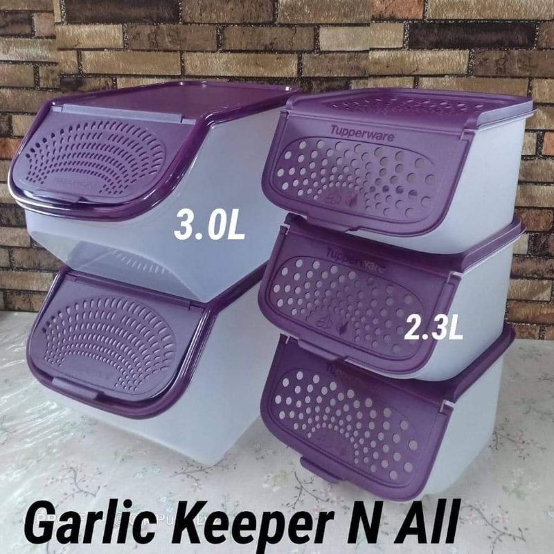 Buy Tupperware Garlic Keeper n All 3L u0026 2.3L ( Bekas Bawang 