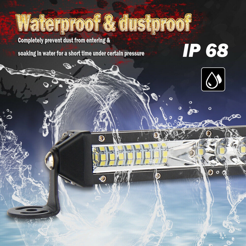 Slim 752 Inch LED Light Bar OffRoad 12V 24V LED Light Bar Car 4x4