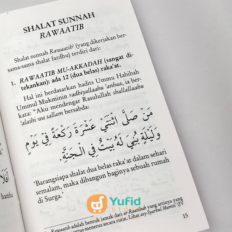 Solat Sunnah Rawatib Size Poket Shopee Malaysia