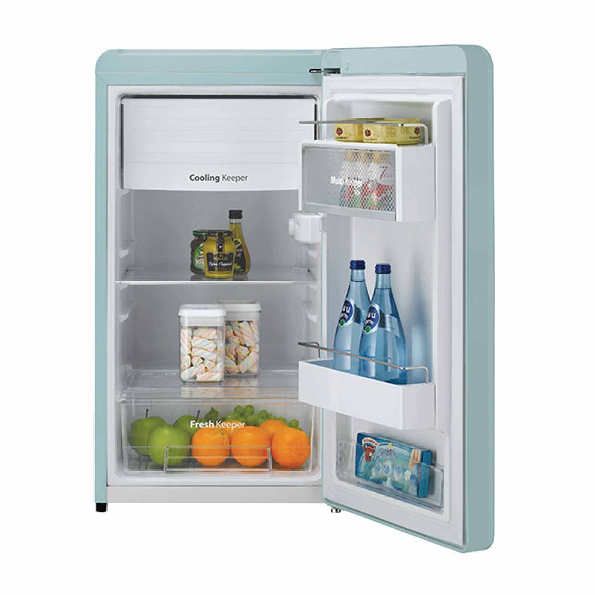 Daewoo Mini Fridge Fn 120cm 125l Design Like Smeg Refrigerator Shopee Malaysia