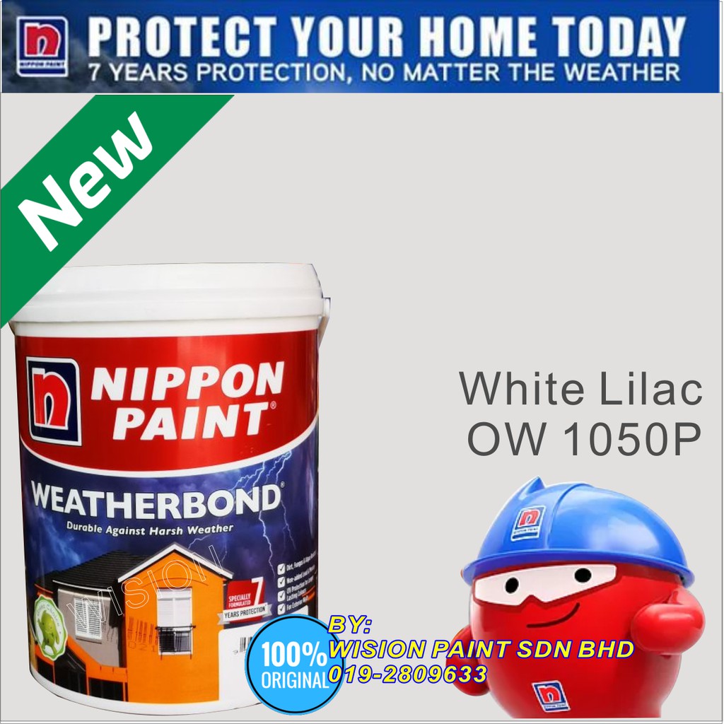 OW1050P WHITE  LILAC 1L 7 YEARS WEATHERBOND NIPPON  