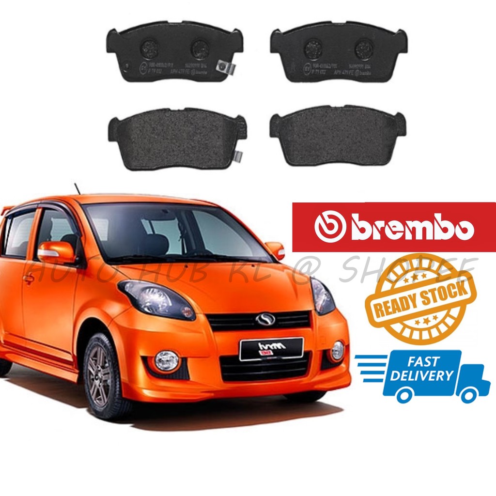 PERODUA MYVI 1.0 / 1.3 2005-2011 FRONT BRAKE PAD BREMBO 