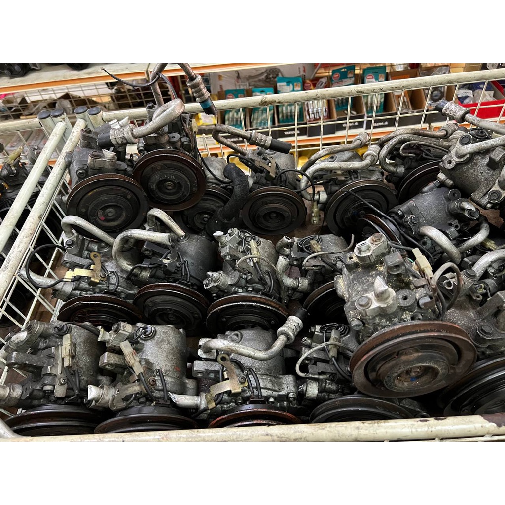 Kancil Kenari Kelisa *Denso genuine* Aircon Compressor ( Potong Kereta
