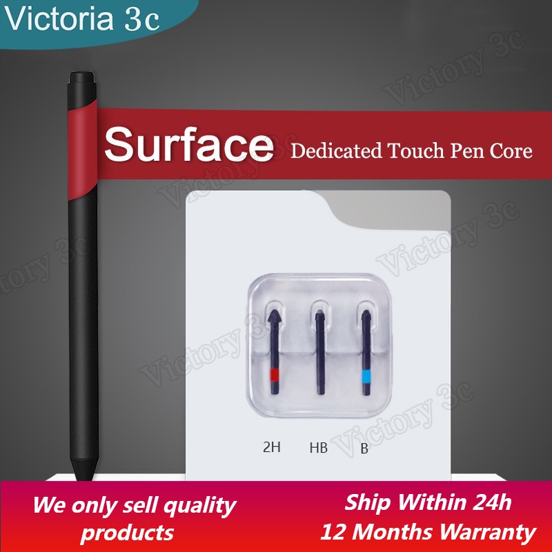 Surface Pen Tips Replacement For Microsoft Surface 6 5 4 Book 1 2 Tablet Pen Default Surface Pen Tip Kit 1x2h Hb B Shopee Malaysia