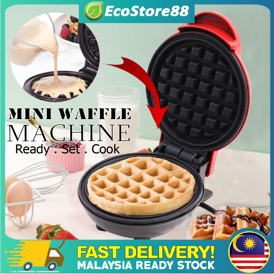 Mini Waffle Maker Machine Electric NonStick Baking Pancake Bakeware