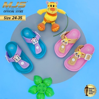 [New Year Sale] MJS Wholesale Size 24-35 🌈 Kid's Summer Cartoon Slipper Flip-Flop Slippers Selipar Budak YMJA9150