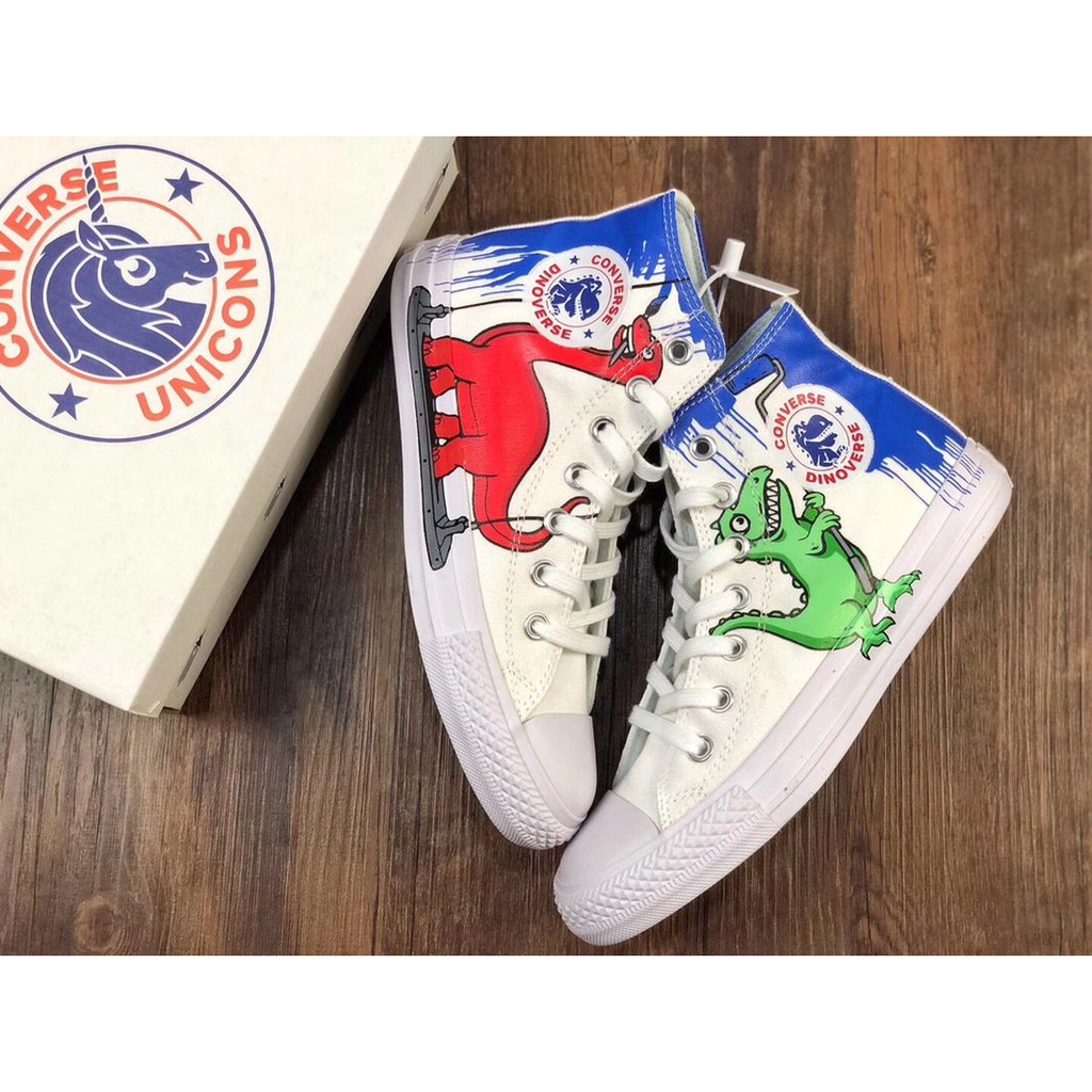 dinosaur canvas shoes