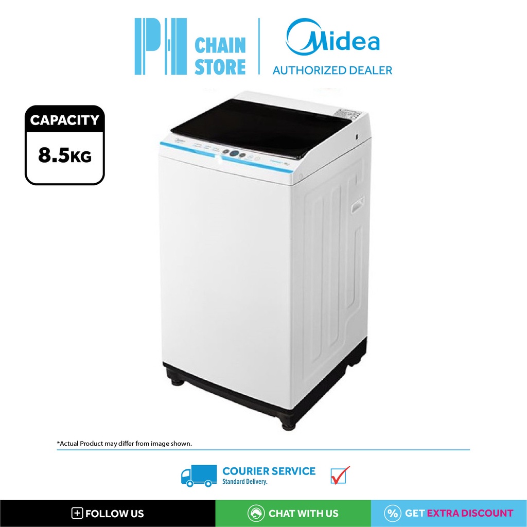 (COURIER SERVICE) MIDEA MA100W85/WK/E 8.5KG FULLY AUTO WASHER / WASHING