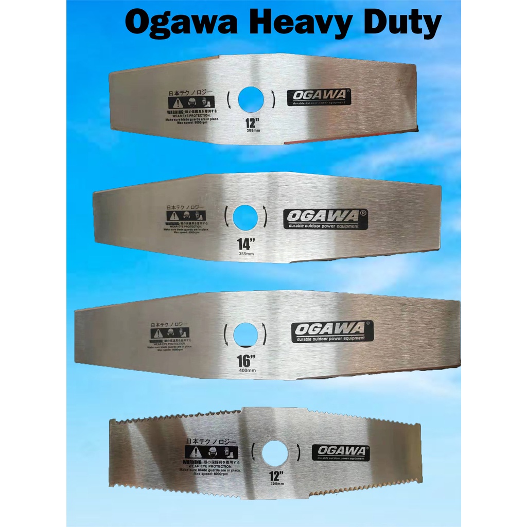 [𝐇𝐞𝐚𝐯𝐲 𝐃𝐮𝐭𝐲] Ogawa Brush Cutter Blade With Saw Teeth Mata Mesin Rumput Potong Rumput Grass Trimmer