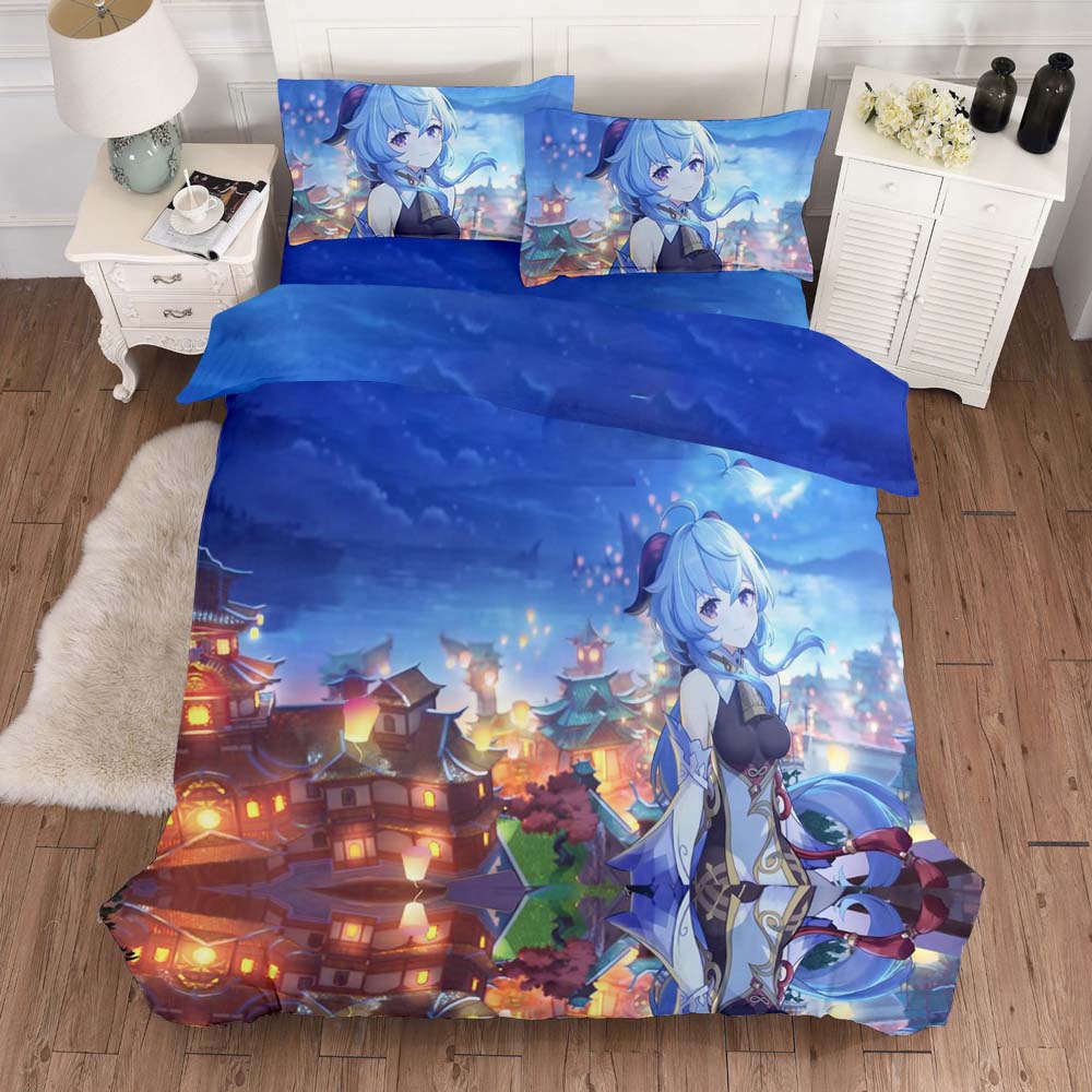 genshin impact bed sheets