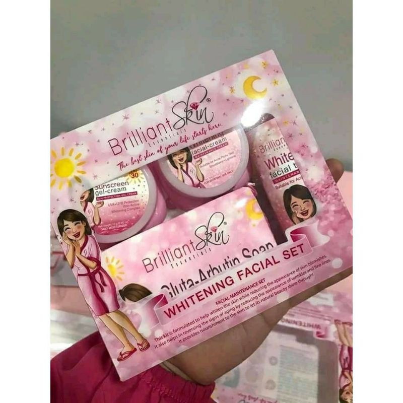 brilliant skincare whitening set