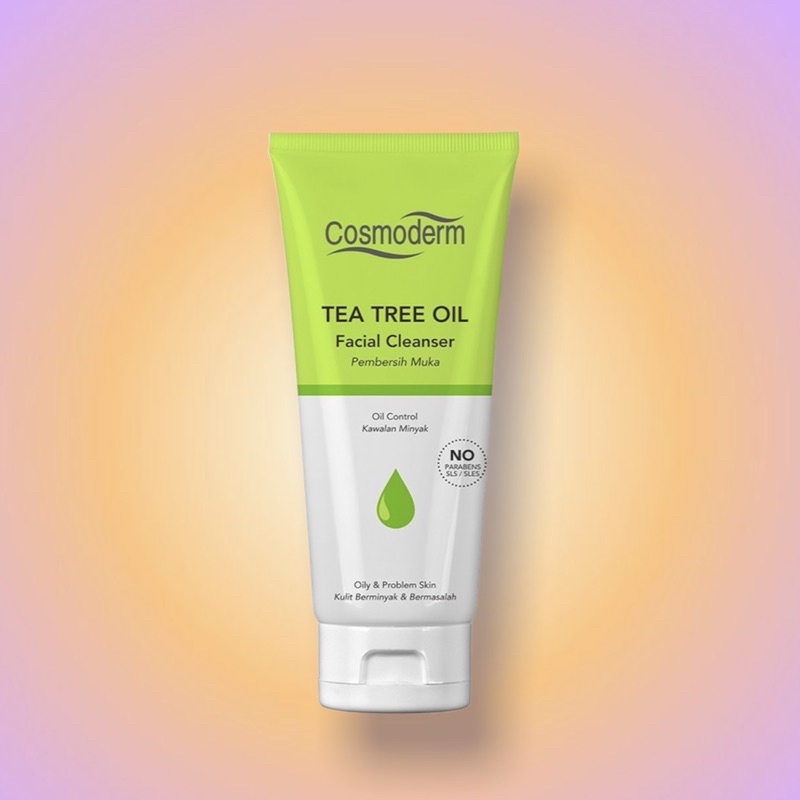 Cosmoderm Tea Tree Oil Oil Control Facial Cleanser With Vitamin E 125ml Shopee Malaysia 2679