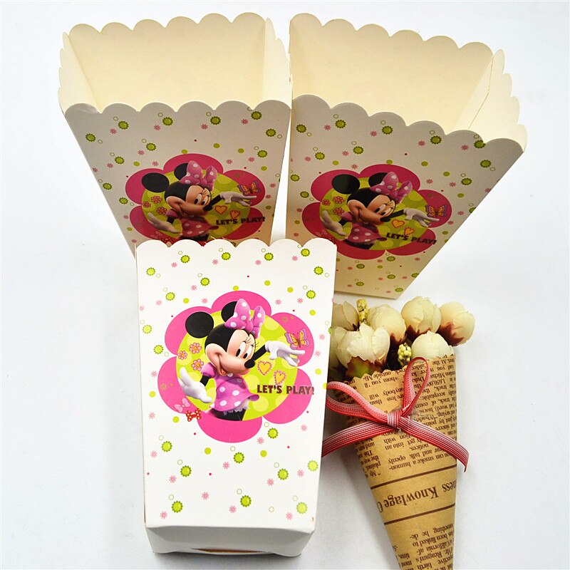 ISALES Mouse Popcorn Box Kids Birthday Party Event Decorations