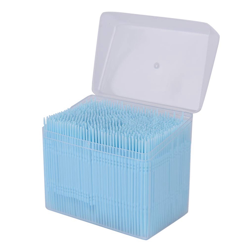 plastic toothpicks with angled tip