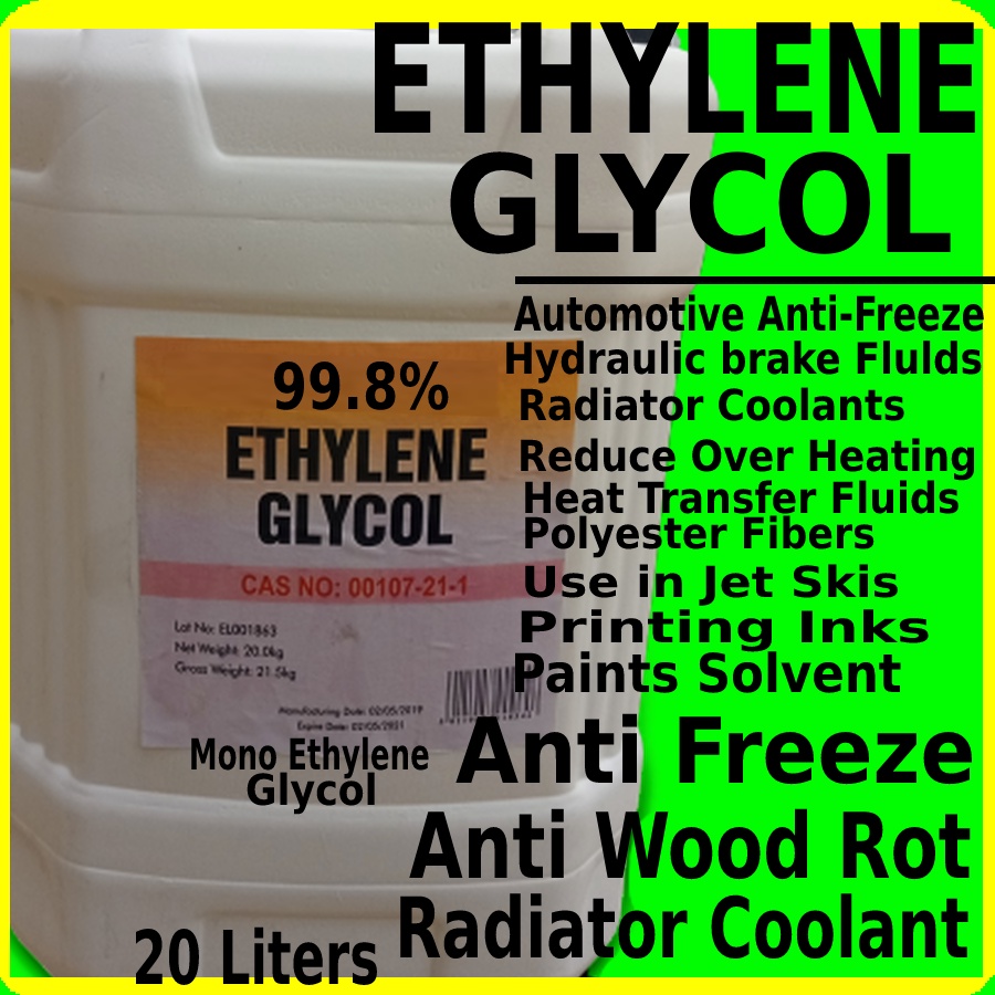 Ethylene Glycol, Super Coolant for Deep Freezer/ Refrigerator /Radiator Coolant/ Anti Freeze 20