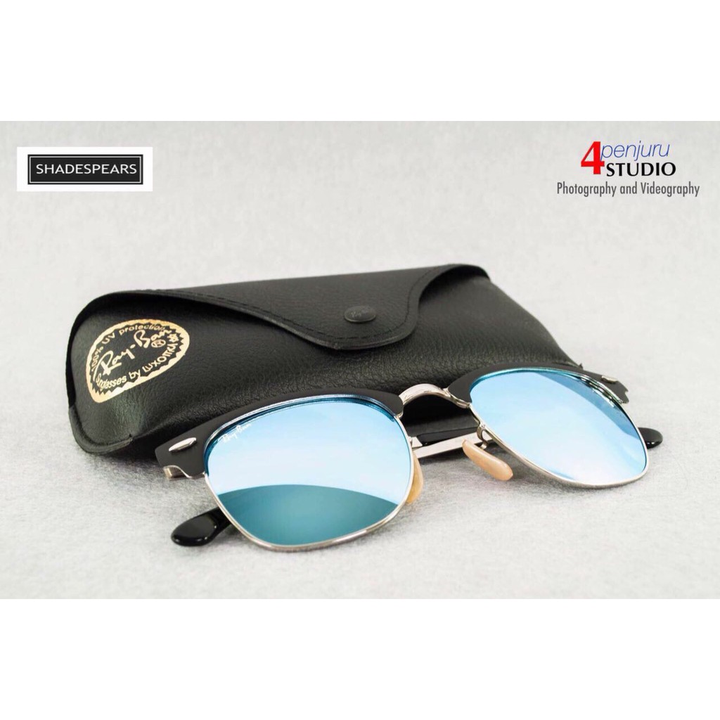 Original Rayban Clubmaster Metal Shopee Malaysia