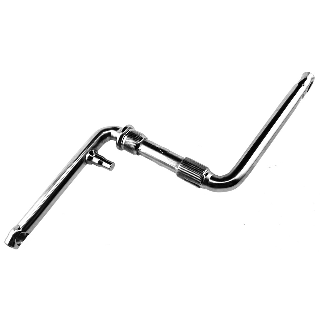 thumbnail image 2 of 6.5 Inch One-Piece Steel Crank Arm For BMX, Lowrider, MTB, Beach Cruiser – Chrome, Some Imperfections 2 of 4