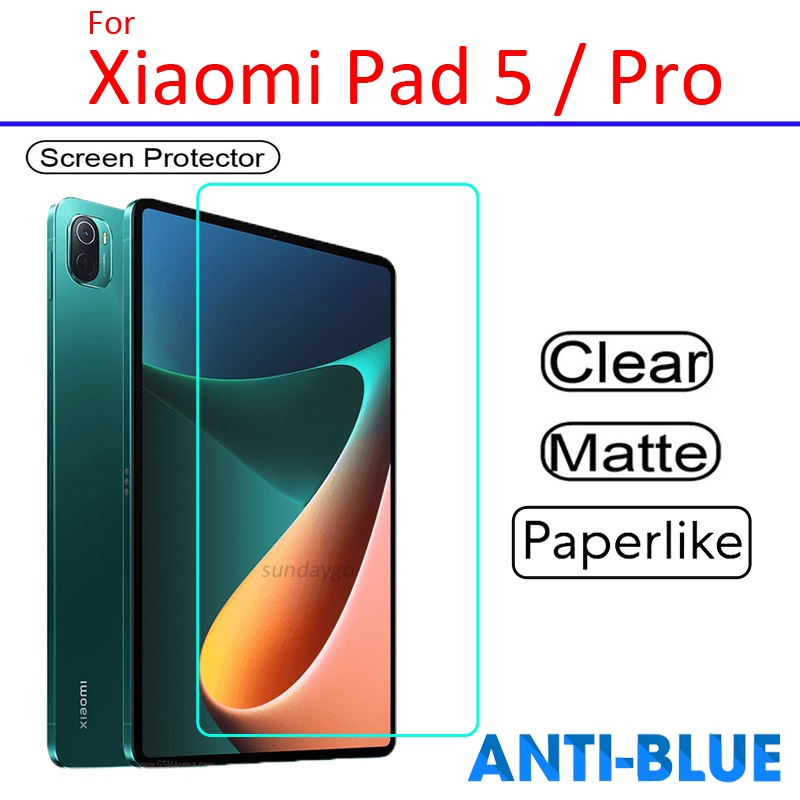 Xiaomi Pad 5 Pro 11 inch Clear Matte Anti Blue Drawing Sketching