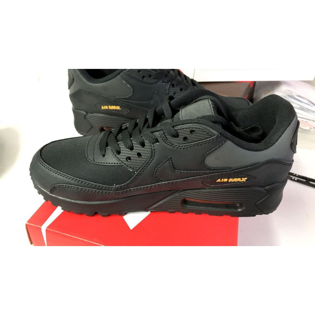 nike air max 90 essential black amarillo