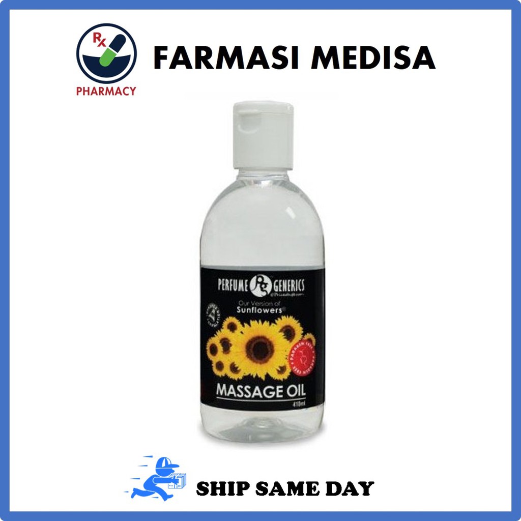 Ship Same Day Massage Oil Perfume Generics 410ml Sunflower Lavender Minyak Urut Essential Oil 8852