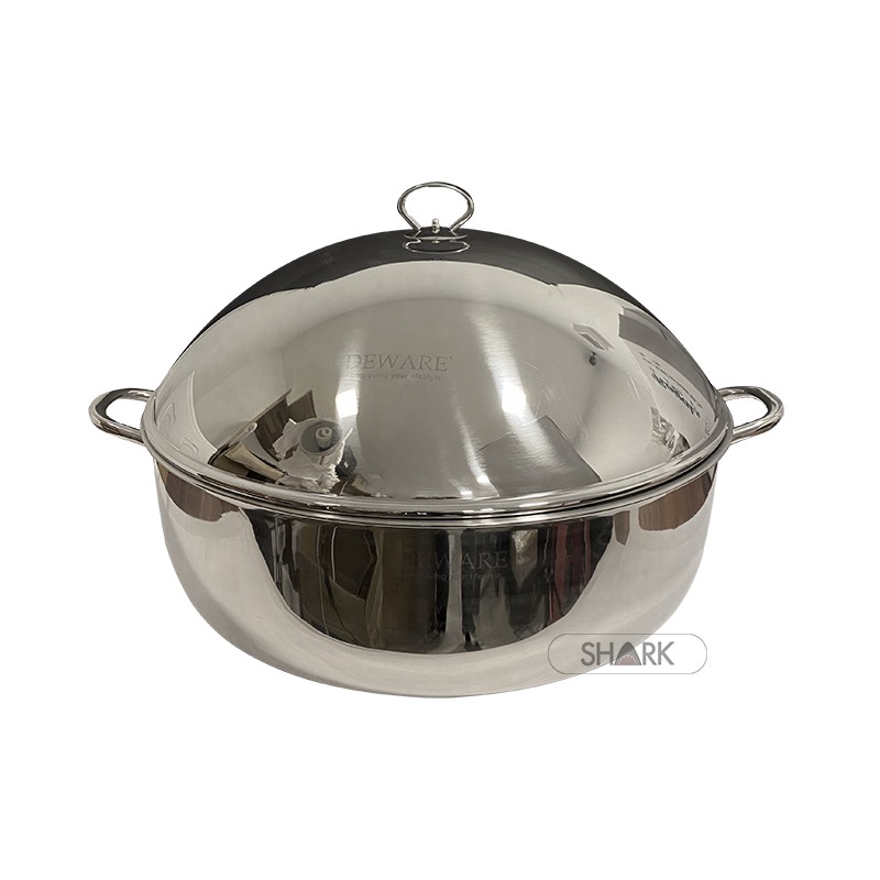 Premium Quality Steamer Pot Stainless Steel One layer Thick Steamer Pot Soup Steam Pot Cooking Pots Cooker GasStove