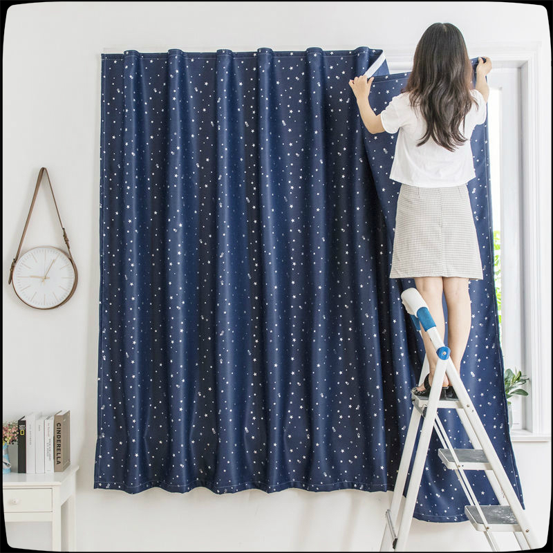 [READY STOCK] DIY Double Sided Velcro curtains Blackout fabric curtains