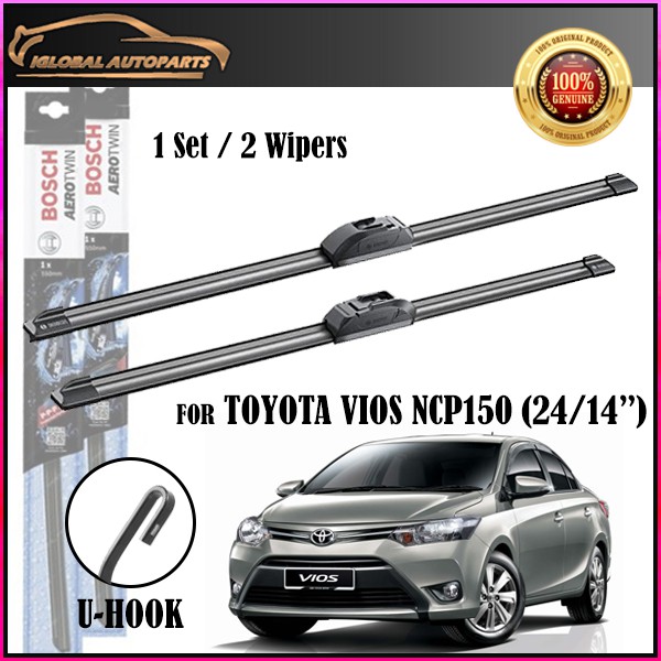 Toyota Vios NCP150 Year 20132018 Windshield Wiper BOSCH Aerotwin