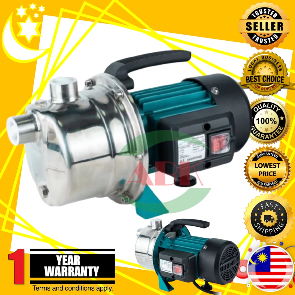 [100 ORIGINAL] LEO EKJ802S 800W / 1HP MANUAL SELF PRIMING GARDEN JET