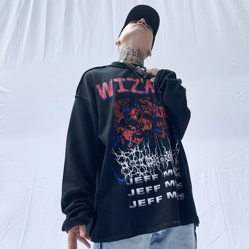 oversized streetwear hoodie