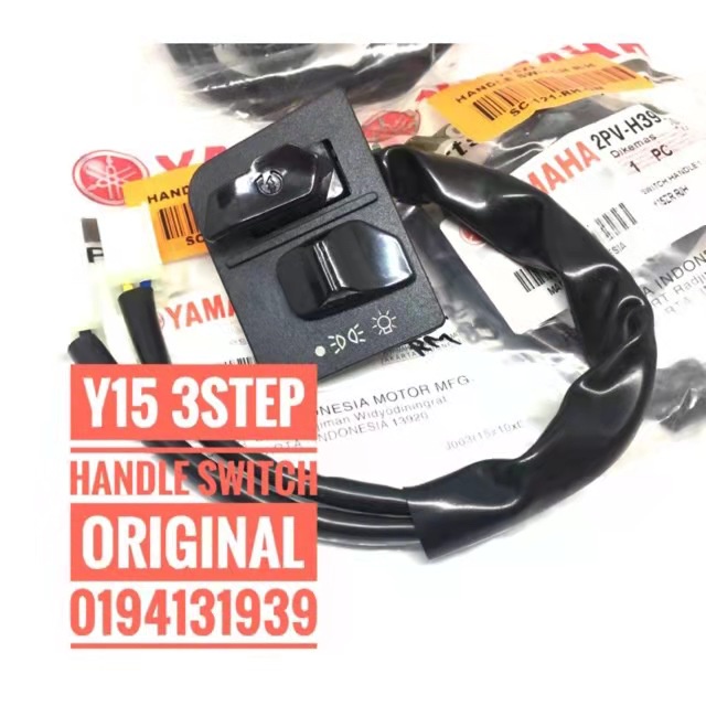 HANDLE SWITCH YAMAHA Y15ZR Y15 V1 3 STEP ON OFF SWITCH ORIGINAL YAMAHA ...