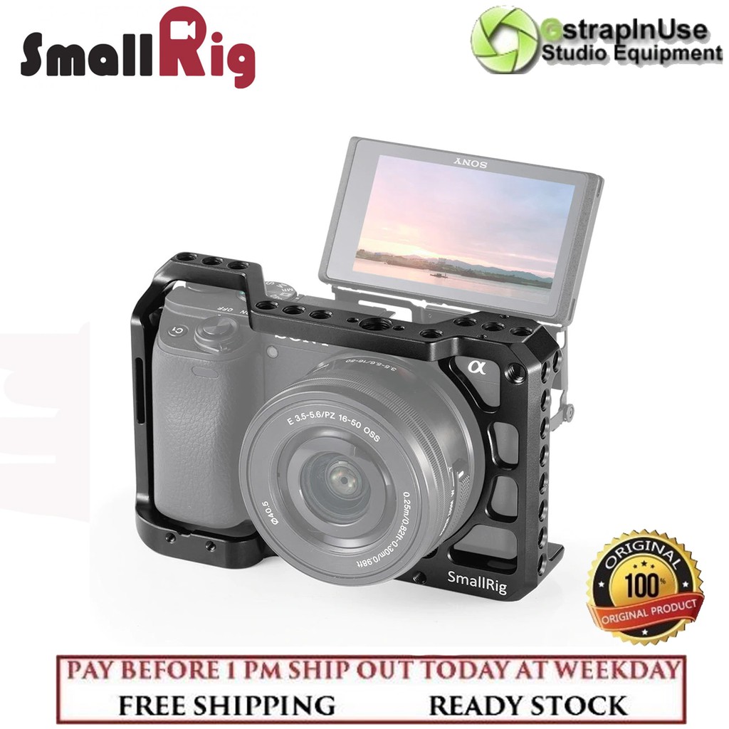 SMALLRIG 2310 CAGE FOR SONY A6300/A6400/A6500 | Shopee ...