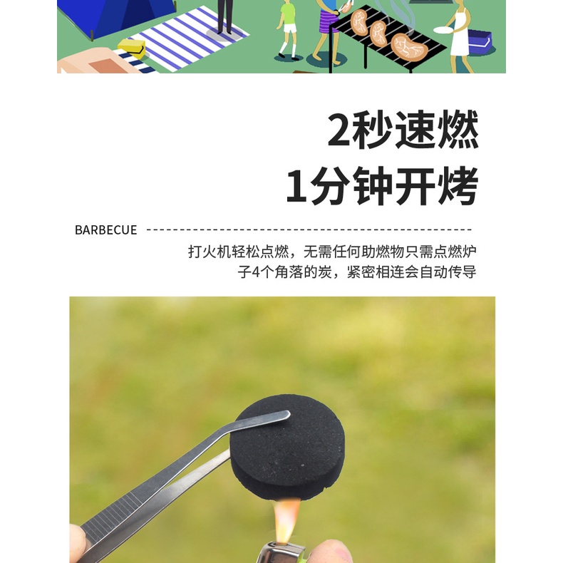 Reliable Purpose Disposable Barbecue Grill Portable Outdoor Stove Picnic Household Charcoal Must - Image 5