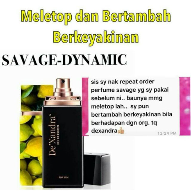 SAVAGE Dexandra Perfume 35ml Original - Inspired by Giorgio Armani | Shopee  Malaysia