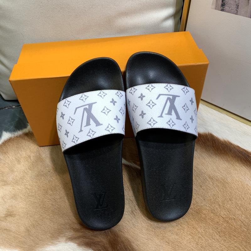 pink lv slippers