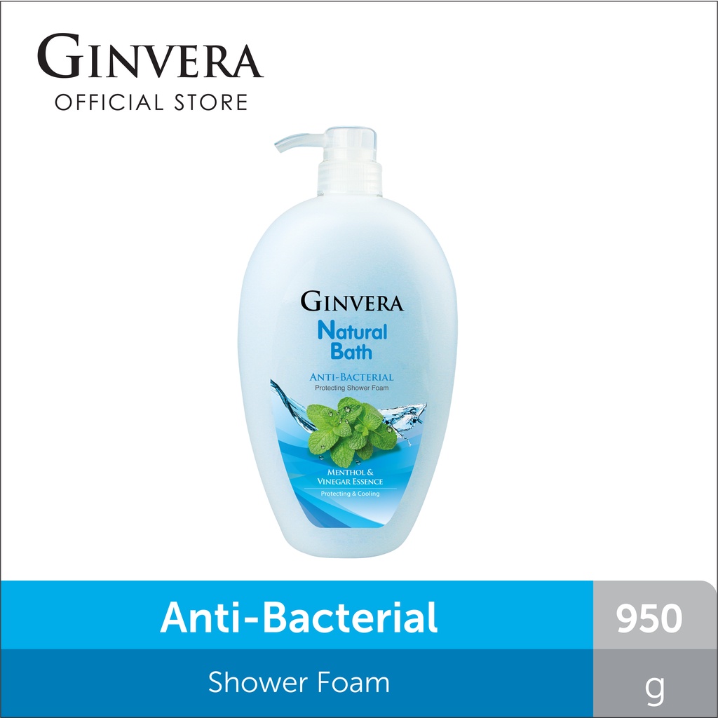 Ginvera Natural Bath Antibacterial Protecting Shower Foam 950g